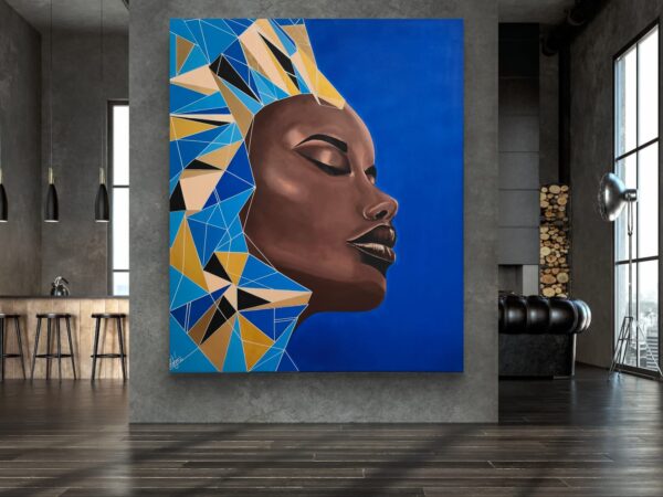 Imany 100cm x 120cm obraz malowany ręcznie akryle na płótnie