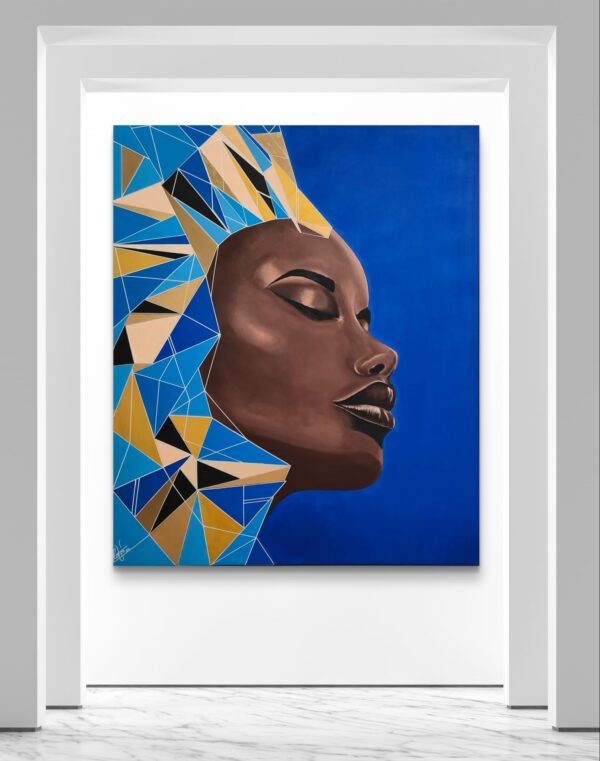 Imany 100cm x 120cm obraz malowany ręcznie akryle na płótnie - obrazek 6