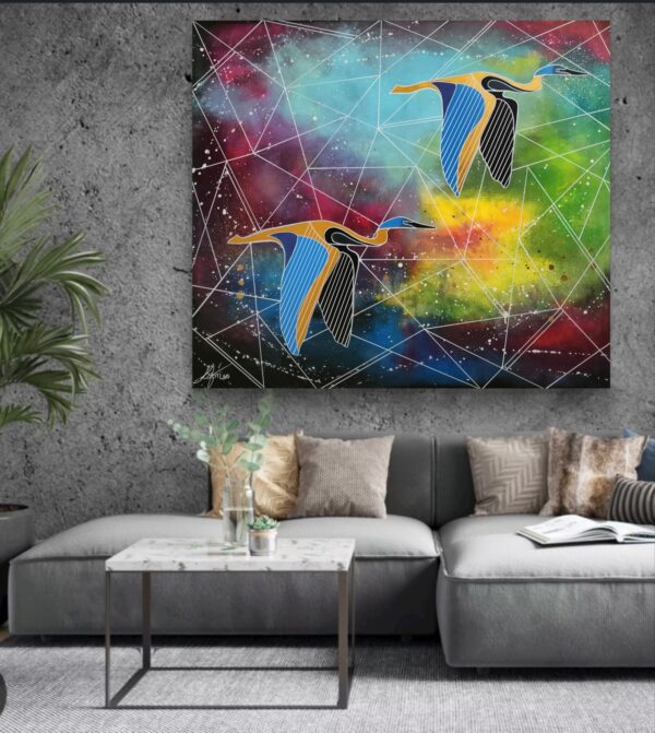 NIEDOSTĘPNY Feliz Vuelo 120cm x 100cm obraz akrylowy na płótnie - obrazek 5