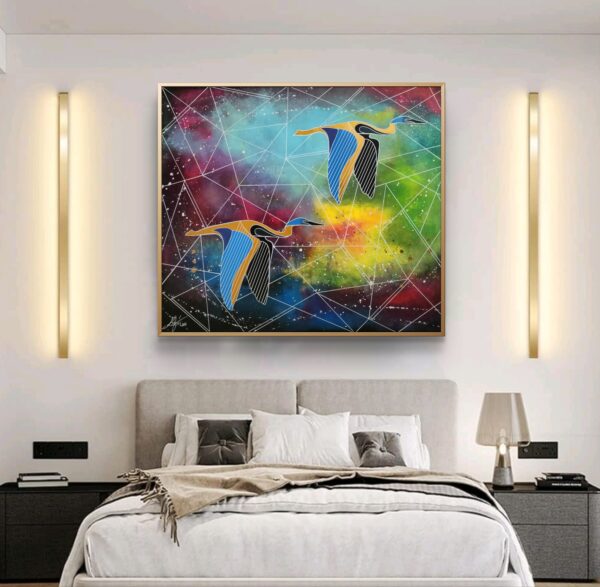 NIEDOSTĘPNY Feliz Vuelo 120cm x 100cm obraz akrylowy na płótnie - obrazek 4