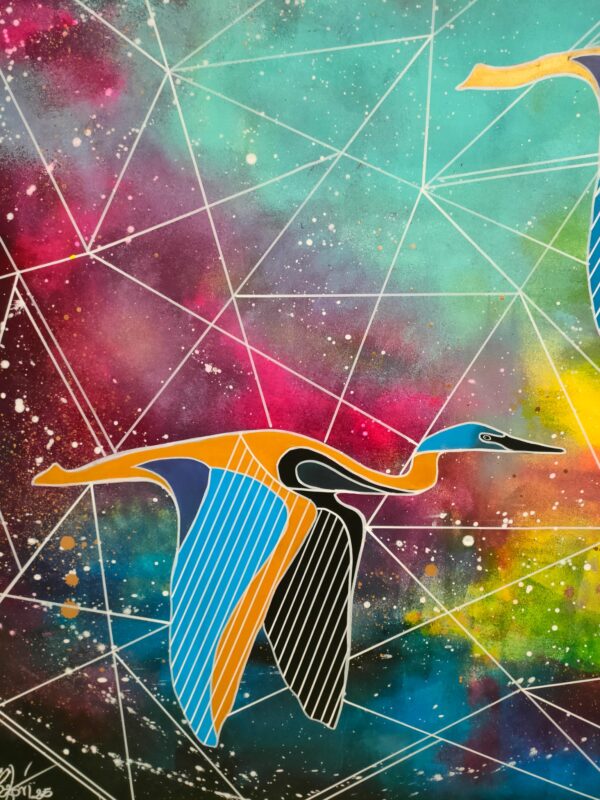NIEDOSTĘPNY Feliz Vuelo 120cm x 100cm obraz akrylowy na płótnie - obrazek 13