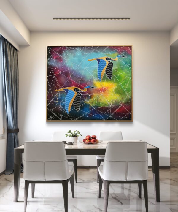 NIEDOSTĘPNY Feliz Vuelo 120cm x 100cm obraz akrylowy na płótnie - obrazek 8
