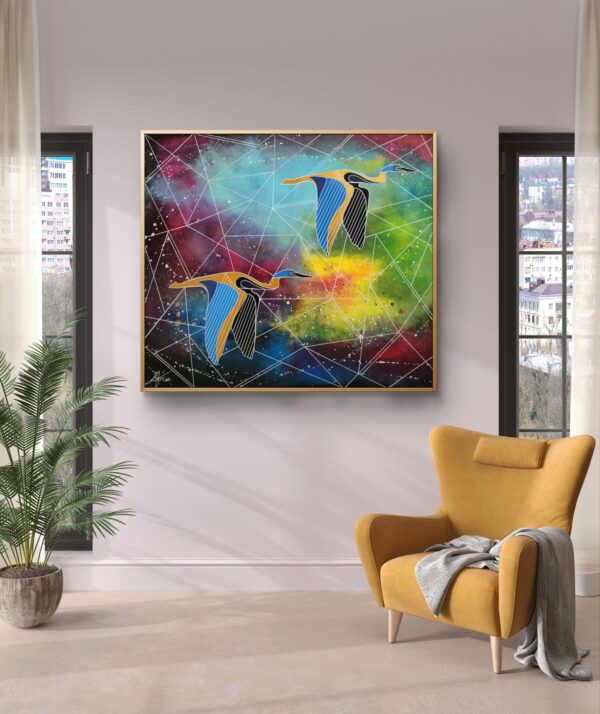 NIEDOSTĘPNY Feliz Vuelo 120cm x 100cm obraz akrylowy na płótnie
