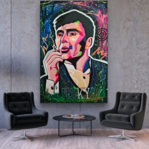 Tommy 100cm x 150cm obraz malowany ręcznie akryle na płótnie